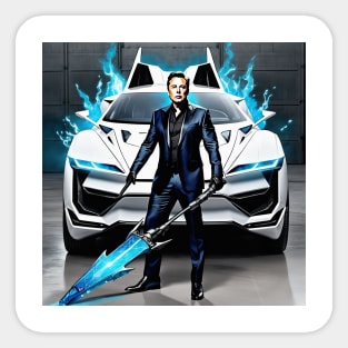 X com - X man - Elon musk Sticker